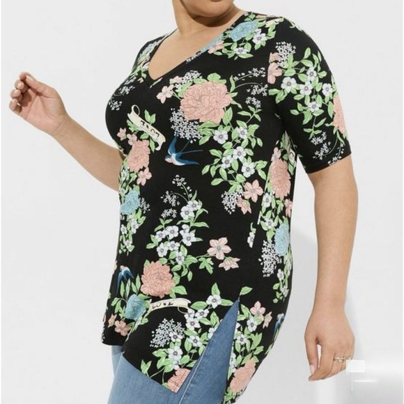 Torrid Super Soft Tunic Tee - Picture 2 of 6